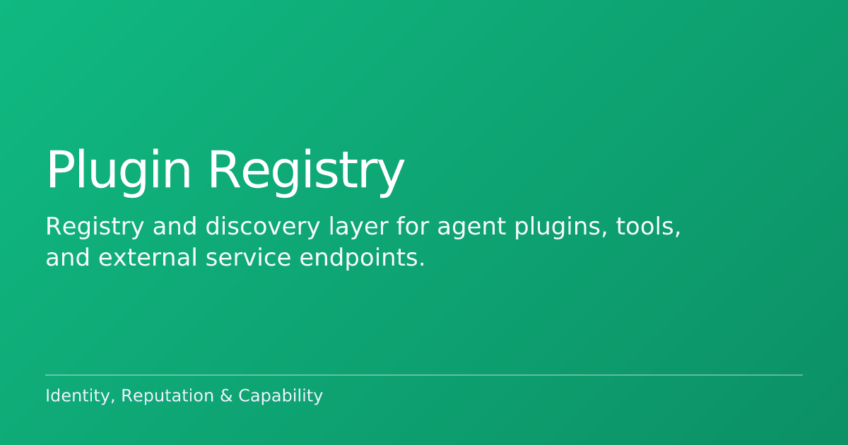 Plugin Registry
